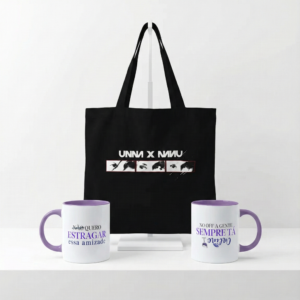 Kit Duo Canecas NQEEA + Tote Bag